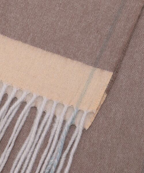 le.coeur blanc / ルクールブラン マフラー・ショール・スヌード・ストール | 《WEB限定アイテム》バイカラーラインストール | 詳細20