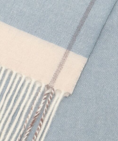 le.coeur blanc / ルクールブラン マフラー・ショール・スヌード・ストール | 《WEB限定アイテム》バイカラーラインストール | 詳細22