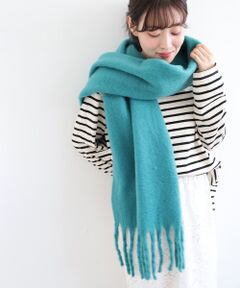 le.coeur blanc / ルクールブラン マフラー・ショール・スヌード・ストール | 《WEB限定アイテム》ビッグフリンジストール