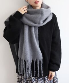 le.coeur blanc / ルクールブラン マフラー・ショール・スヌード・ストール | 《WEB限定アイテム》ビッグフリンジストール