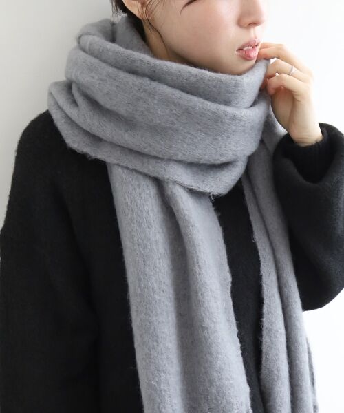 le.coeur blanc / ルクールブラン マフラー・ショール・スヌード・ストール | 《WEB限定アイテム》ビッグフリンジストール | 詳細24