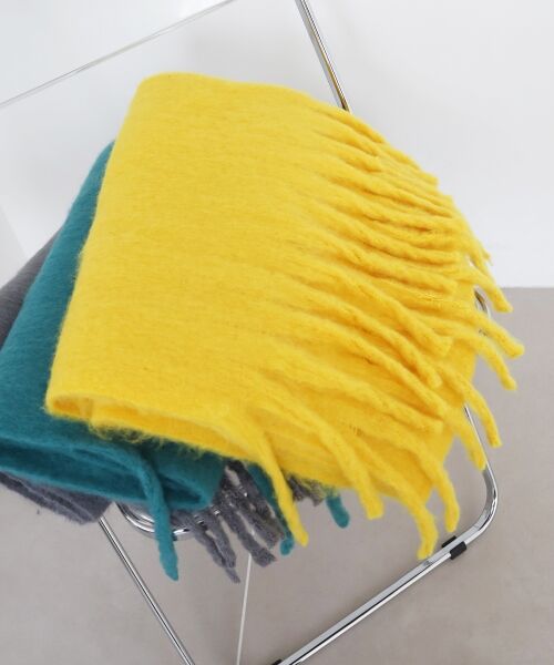 le.coeur blanc / ルクールブラン マフラー・ショール・スヌード・ストール | 《WEB限定アイテム》ビッグフリンジストール | 詳細25