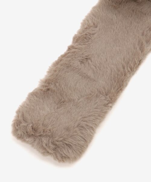 le.coeur blanc / ルクールブラン マフラー・ショール・スヌード・ストール | 《WEB限定アイテム》フェイクファーベルト付ティペット | 詳細12