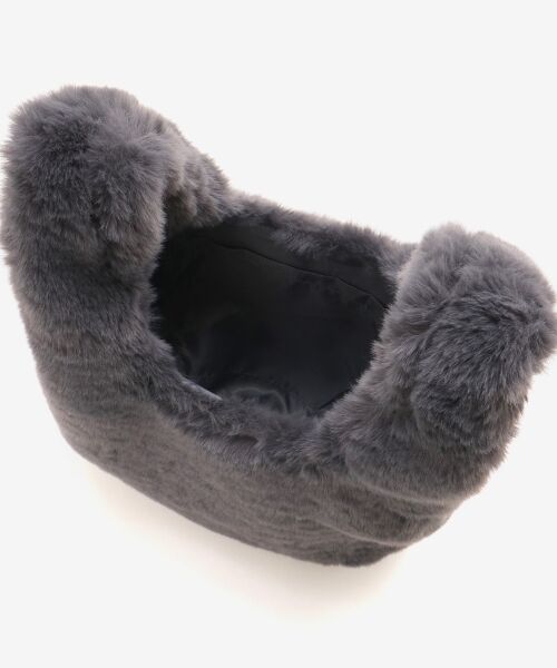 le.coeur blanc / ルクールブラン トートバッグ | 《WEB限定アイテム》フェイクファーマルシェバッグ | 詳細29