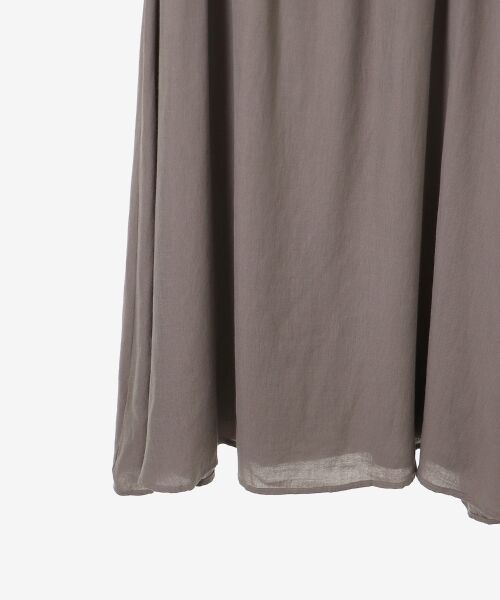 le.coeur blanc / ルクールブラン ロング・マキシ丈ワンピース | リネンライクハーフスリーブワンピース | 詳細30