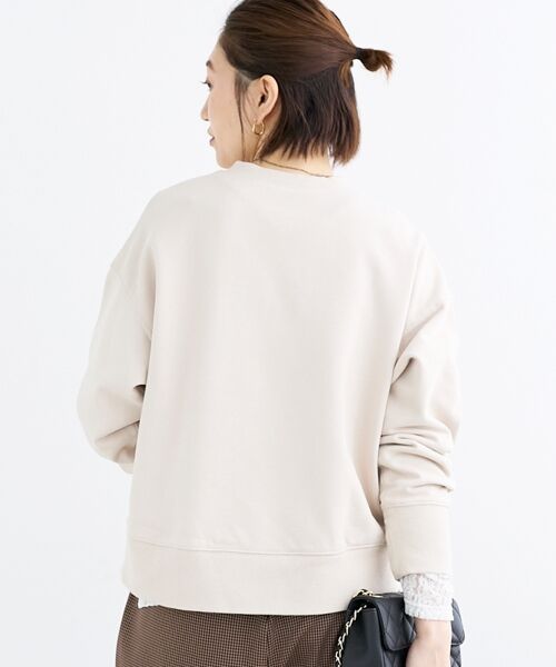 le.coeur blanc / ルクールブラン スウェット | 刺繍入りハーフジップスウェット | 詳細15