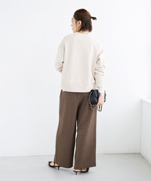 le.coeur blanc / ルクールブラン スウェット | 刺繍入りハーフジップスウェット | 詳細18