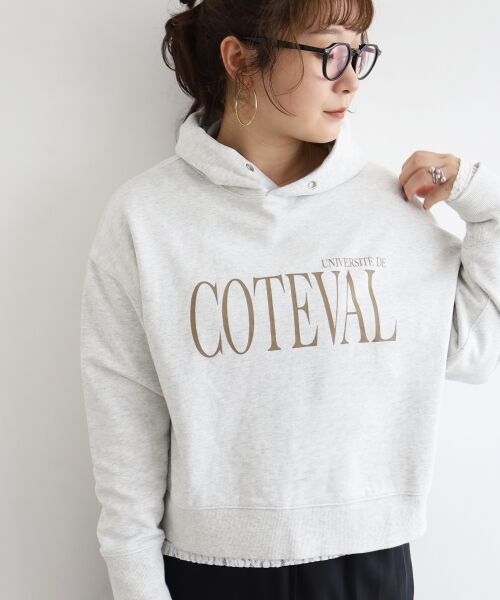 le.coeur blanc / ルクールブラン パーカー | COTEVALロゴスウェットパーカー | 詳細14