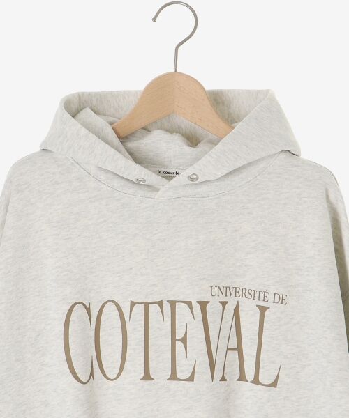 le.coeur blanc / ルクールブラン パーカー | COTEVALロゴスウェットパーカー | 詳細30