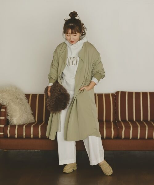 le.coeur blanc / ルクールブラン パーカー | COTEVALロゴスウェットパーカー | 詳細8