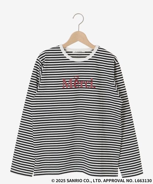 le.coeur blanc / ルクールブラン カットソー | 【HELLO KITTY】Merci刺繍ボーダーロンT | 詳細15