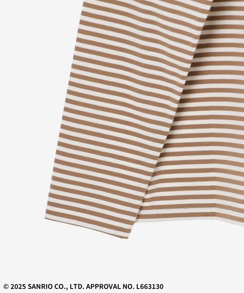 le.coeur blanc / ルクールブラン カットソー | 【HELLO KITTY】Merci刺繍ボーダーロンT | 詳細25