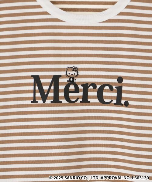 le.coeur blanc / ルクールブラン カットソー | 【HELLO KITTY】Merci刺繍ボーダーロンT | 詳細26