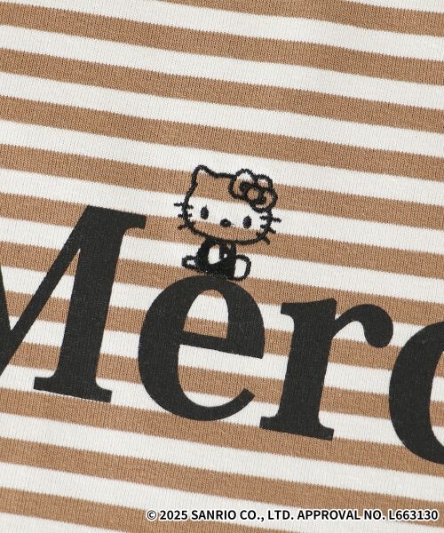 le.coeur blanc / ルクールブラン カットソー | 【HELLO KITTY】Merci刺繍ボーダーロンT | 詳細28