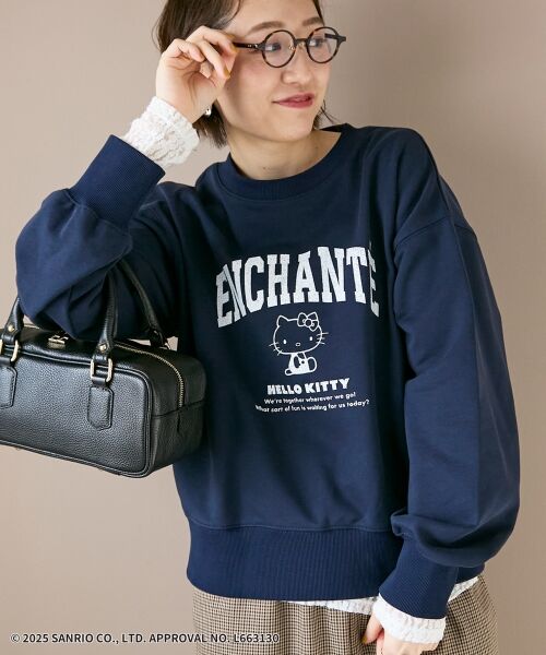 le.coeur blanc / ルクールブラン スウェット | 【HELLO KITTY】カレッジロゴスウェット | 詳細13