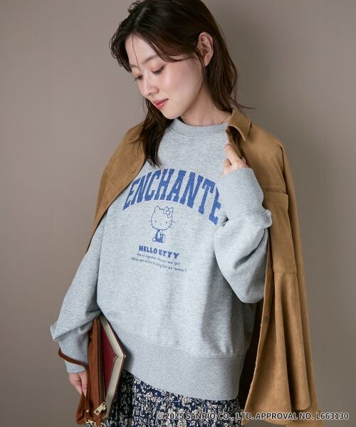 le.coeur blanc / ルクールブラン スウェット | 【HELLO KITTY】カレッジロゴスウェット | 詳細3