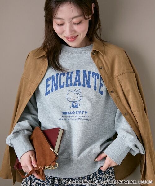 le.coeur blanc / ルクールブラン スウェット | 【HELLO KITTY】カレッジロゴスウェット | 詳細5