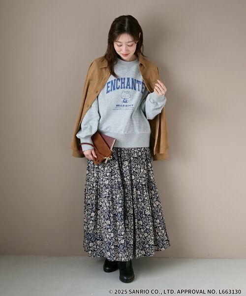 le.coeur blanc / ルクールブラン スウェット | 【HELLO KITTY】カレッジロゴスウェット | 詳細7