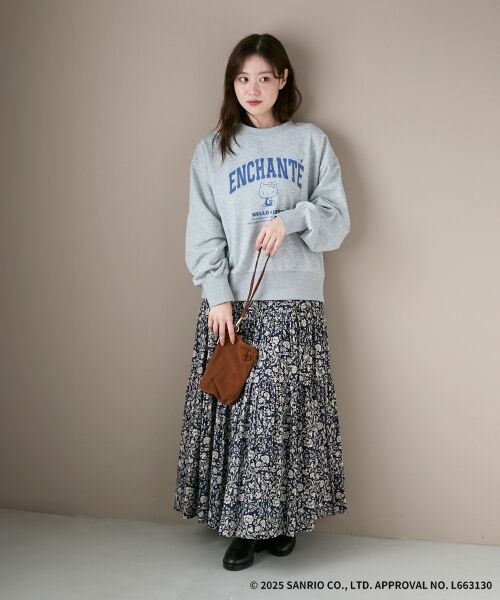 le.coeur blanc / ルクールブラン スウェット | 【HELLO KITTY】カレッジロゴスウェット | 詳細8