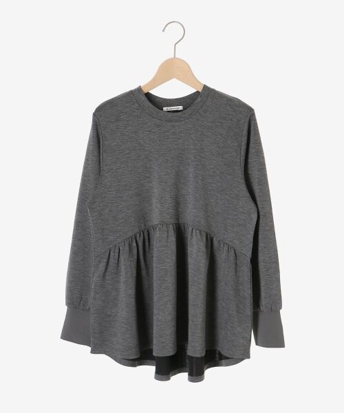 le.coeur blanc / ルクールブラン カットソー | 【吸湿発熱】ギャザーレイヤープルオーバー | 詳細16