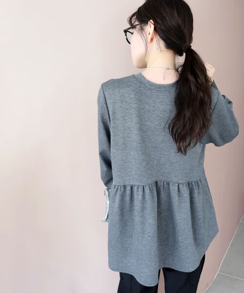 le.coeur blanc / ルクールブラン カットソー | 【吸湿発熱】ギャザーレイヤープルオーバー | 詳細22