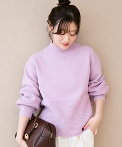 le.coeur blanc / ルクールブラン ニット・セーター | 片畦キリカエバックデザインニット