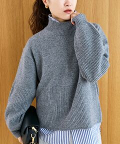 le.coeur blanc / ルクールブラン ニット・セーター | 片畦キリカエバックデザインニット