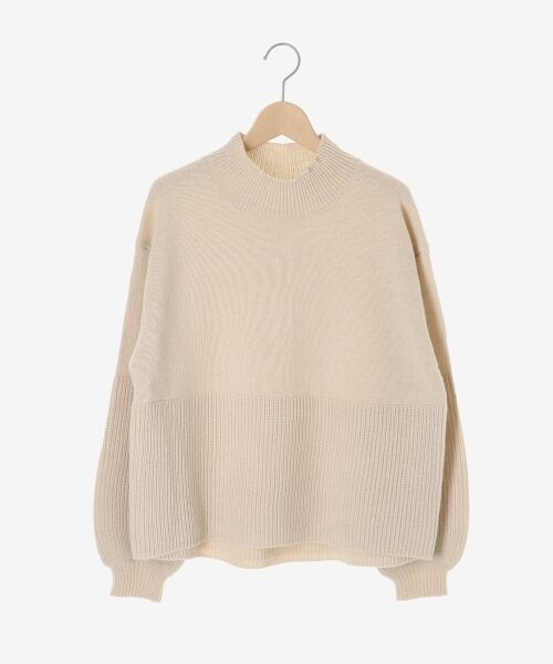 le.coeur blanc / ルクールブラン ニット・セーター | 片畦キリカエバックデザインニット | 詳細13