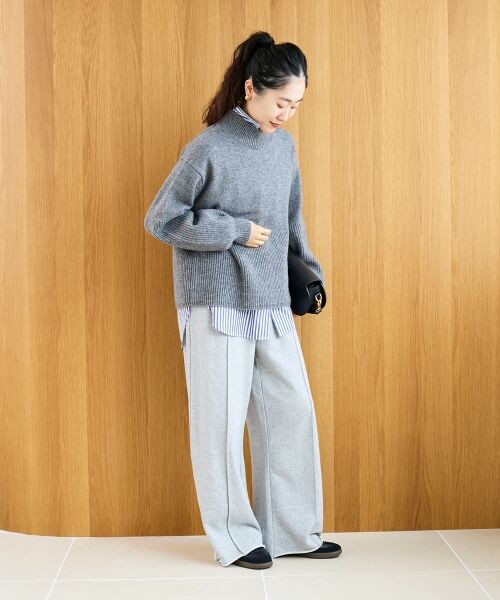 le.coeur blanc / ルクールブラン ニット・セーター | 片畦キリカエバックデザインニット | 詳細29