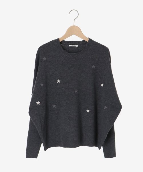 le.coeur blanc / ルクールブラン ニット・セーター | 《手洗い可能》スター刺繍ニットプルオーバー | 詳細20