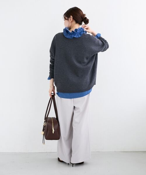 le.coeur blanc / ルクールブラン ニット・セーター | 《手洗い可能》スター刺繍ニットプルオーバー | 詳細30