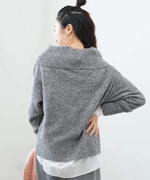 le.coeur blanc / ルクールブラン ニット・セーター | オフタートルニットプルオーバー | 詳細4
