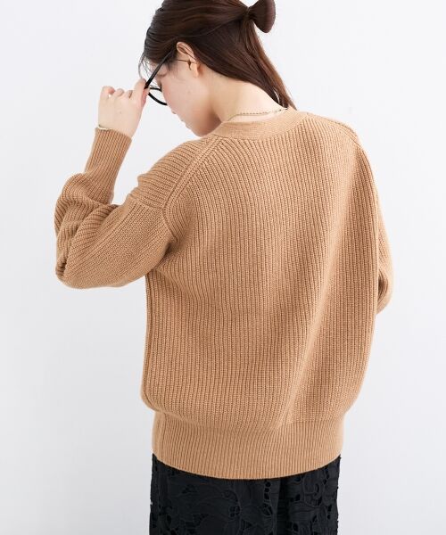 le.coeur blanc / ルクールブラン カーディガン・ボレロ | メッセージ刺繍Vカーディガン | 詳細7