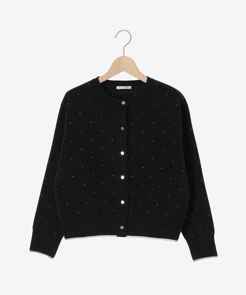 le.coeur blanc / ルクールブラン カーディガン・ボレロ | 《手洗い可能》ラメドットジャガードカーディガン | 詳細11