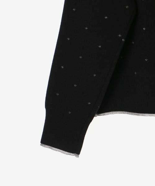 le.coeur blanc / ルクールブラン カーディガン・ボレロ | 《手洗い可能》ラメドットジャガードカーディガン | 詳細22