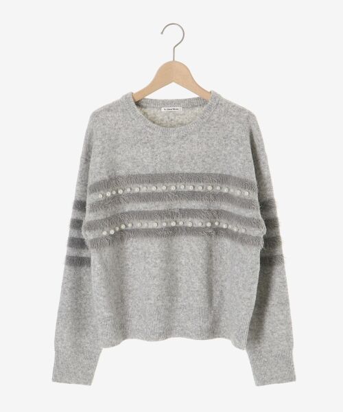 le.coeur blanc / ルクールブラン ニット・セーター | パール×シャギーニット | 詳細1