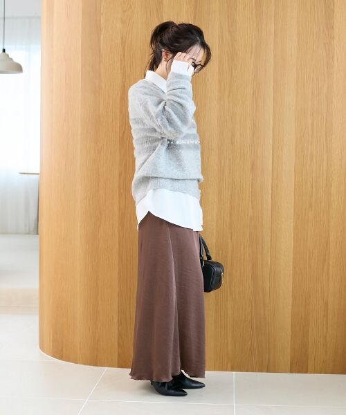 le.coeur blanc / ルクールブラン ニット・セーター | パール×シャギーニット | 詳細11