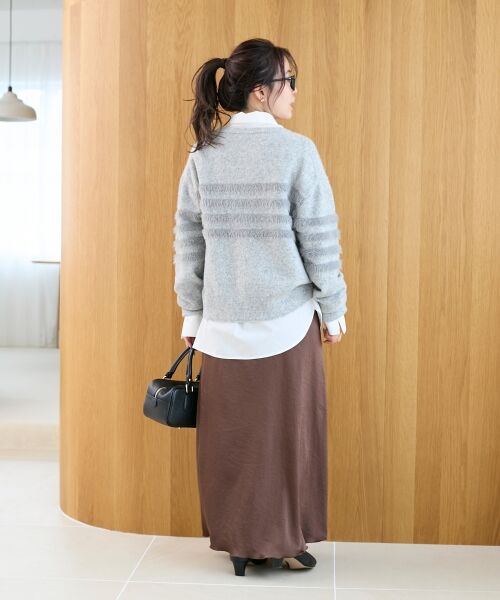 le.coeur blanc / ルクールブラン ニット・セーター | パール×シャギーニット | 詳細12