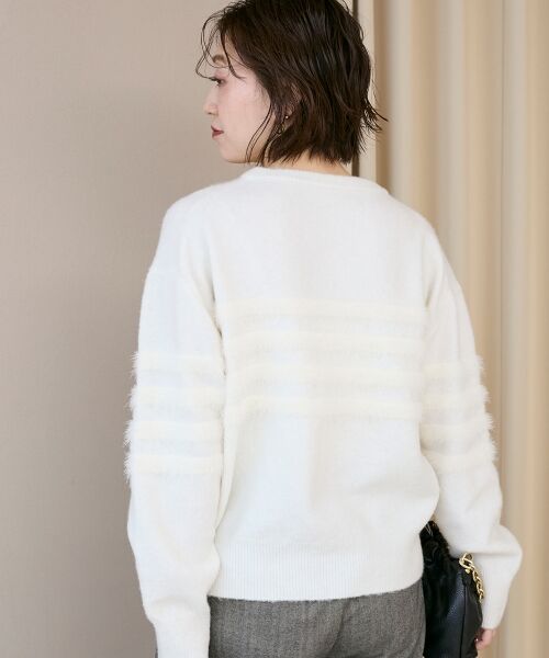 le.coeur blanc / ルクールブラン ニット・セーター | パール×シャギーニット | 詳細18