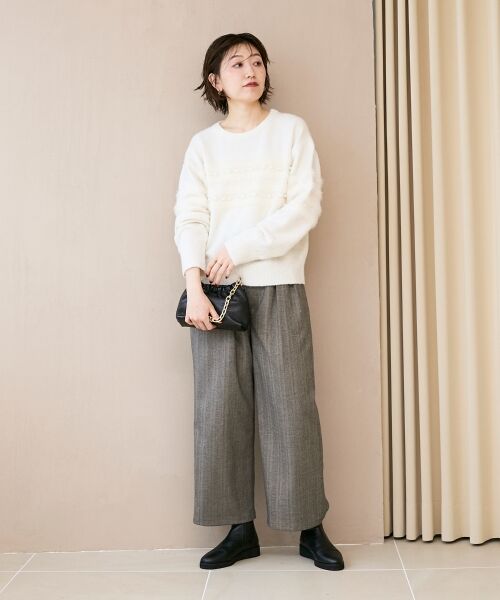 le.coeur blanc / ルクールブラン ニット・セーター | パール×シャギーニット | 詳細24