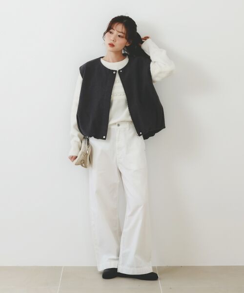 le.coeur blanc / ルクールブラン ニット・セーター | パール×シャギーニット | 詳細25