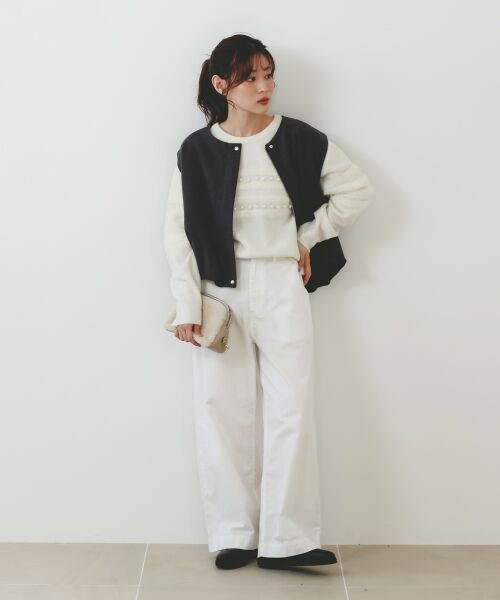 le.coeur blanc / ルクールブラン ニット・セーター | パール×シャギーニット | 詳細27