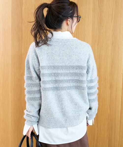 le.coeur blanc / ルクールブラン ニット・セーター | パール×シャギーニット | 詳細8