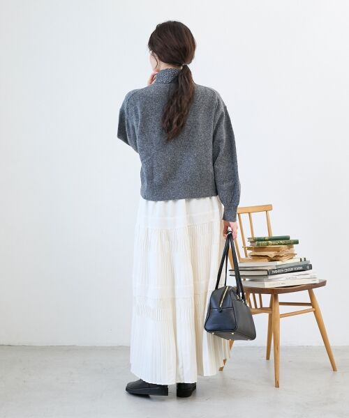 le.coeur blanc / ルクールブラン ニット・セーター | 2wayスパンコール襟ニット | 詳細11