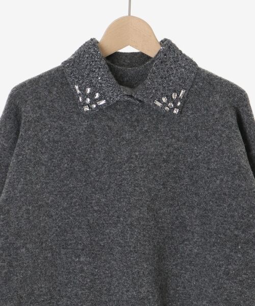 le.coeur blanc / ルクールブラン ニット・セーター | 2wayスパンコール襟ニット | 詳細22