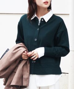 le.coeur blanc / ルクールブラン カーディガン・ボレロ | リングボタンクルーカーディガン