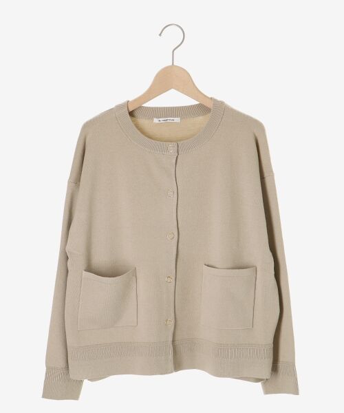 le.coeur blanc / ルクールブラン カーディガン・ボレロ | リングボタンクルーカーディガン | 詳細1