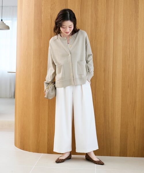 le.coeur blanc / ルクールブラン カーディガン・ボレロ | リングボタンクルーカーディガン | 詳細11