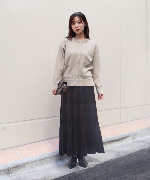 le.coeur blanc / ルクールブラン カーディガン・ボレロ | リングボタンクルーカーディガン | 詳細17