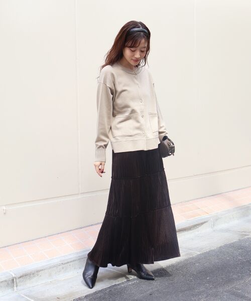 le.coeur blanc / ルクールブラン カーディガン・ボレロ | リングボタンクルーカーディガン | 詳細18